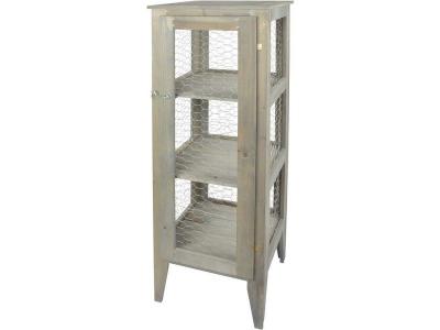 ESSCHERT DESIGN Armoire de jardin 118 cm NG74 Gris - 