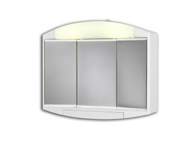 Armoire de toilette avec &eacute;clairage fluocompacte - 49 cm x 59 cm (hxl)