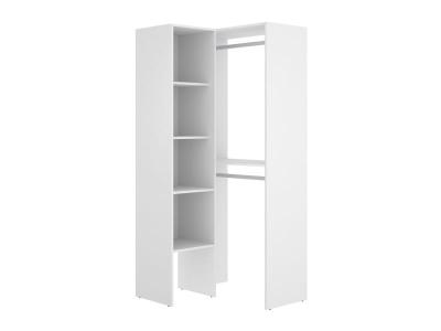 Pegane Armoire d'angle - Blanc