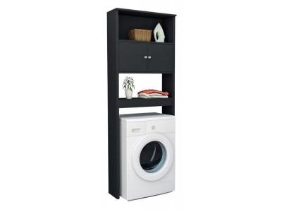 APPUNTO Armoire lave-linge 2 portes noir ARM5006-90