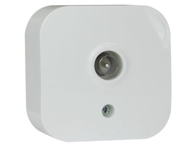 ARNOULD Prise TV simple saillie Profil Eco - Blanc