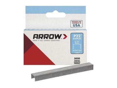 ARROW Agrafes p22 d&eacute;signation bo&icirc;te de 5000 agrafeslongueur pattes 8 mm