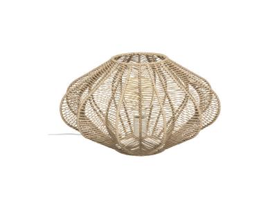 ATMOSPHERA Lampe &agrave; poser coloris Beige D. 44 x H. 25 cm