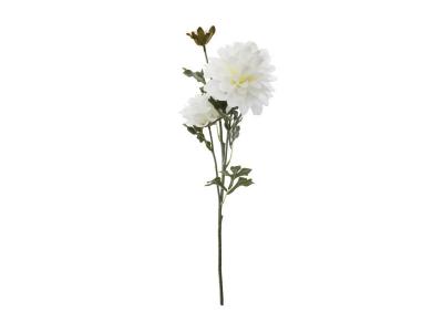 ATMOSPHERA  Tige de dahlia artificiel, H62 cm  - Blanc,Rouge