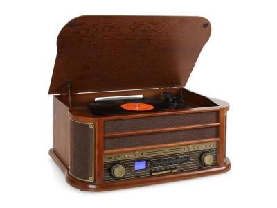 AUNA Rm1-belle epoque 1908 retro stereo cd mp3 usb en bois