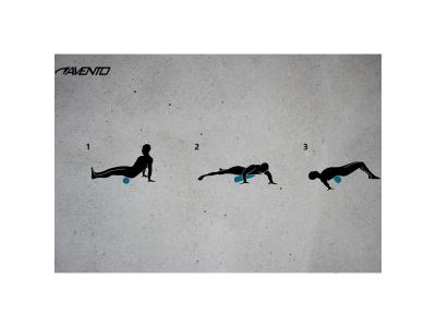 AVENTO  rouleau en mousse 32 cm EVA noir 