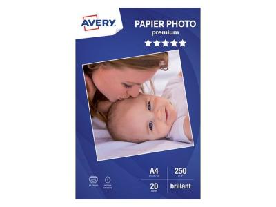 AVERY  - 15 Feuilles Papier Photo A4 250g/M2