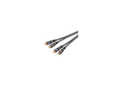 GENERIQUE CABLE AUDIO STEREO 2 RCA    2 RCA blind&eacute; OFC 99.99% 5 m