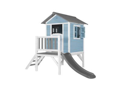 AXI  Beach Lodge XL Maisonnette Caribbean Bleu Toboggan Gris