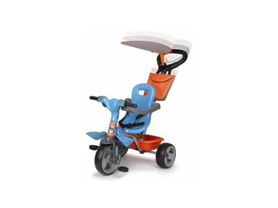 FEBER Tricycle Baby Plus Music - bleu et orange - 
