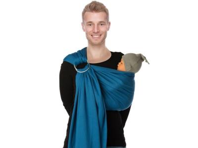 BABYLONIA Porte b&eacute;b&eacute; bb sling bleu - 