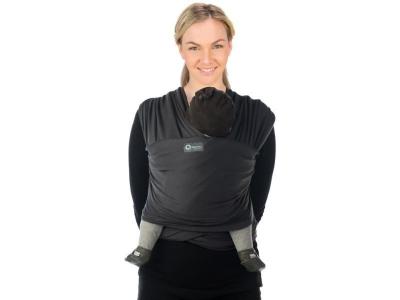 BABYLONIA Echarpe de portage tricot-slen bio anthracite