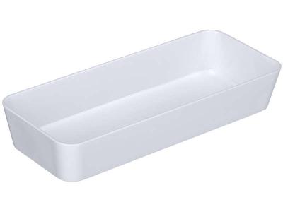WENKO Bac de rangement PM Candy blanc 24x10x4