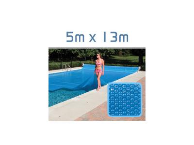 LINXOR B&acirc;che &agrave; bulles 5 m x 13 m pour piscine - 300 microns - Bleu - 