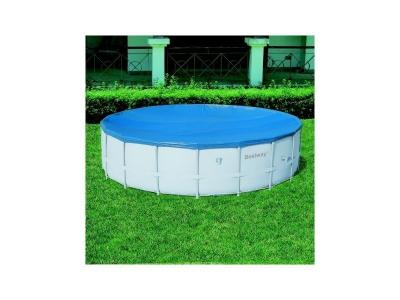 BESTWAY B&acirc;che 4 Saisons Pour Piscine Frame Pool Ronde Diam 427  58248