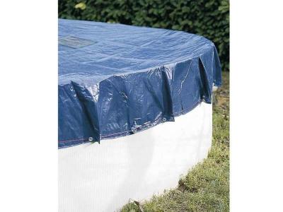 WERKAPRO B&acirc;che pour piscine ronde 140g/m2 B&acirc;che &Oslash; 6,20 m pour piscine &Oslash; 5,40m