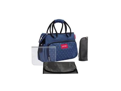 BADABULLE  Sac A Langer Boho - Bleu Fonce
