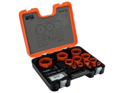 BAHCO Coffret de scies tr&eacute;pans bim&eacute;tal Sandflex 19 &agrave; 79 mm, 13 pcs 3834-SET-53