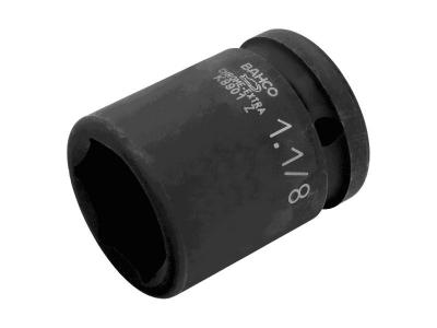 BAHCO Douille &agrave; choc 6 pans 1-1/2 70 mm finition phosphat&eacute;e K9801M-70 