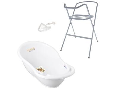 GENERIQUE Baignoire B&eacute;b&eacute; Thermom&egrave;tre Blanc Biche 86 Cm + Pied + Tuyau