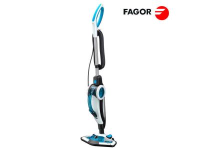 FAGOR Balai vapeur 10 en 1 bleu et blanc.  E3-78403