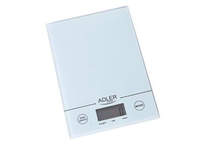 ADLER Balance de cuisine AD 3138 blanche - Charge max 1kg - pr&eacute;cision 1g - Ecran LCD 