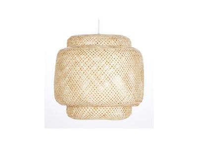 LES TENDANCES BALI Suspension bambou - Armature &Oslash; 40 x H 35 cm - Hauteur fil 115 cm - E27 60W