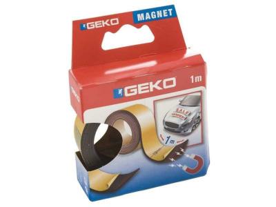 PROVENCE OUTILLAGE Geko Magnetic Adhesive Tape 19 Mm X 1 M Noir