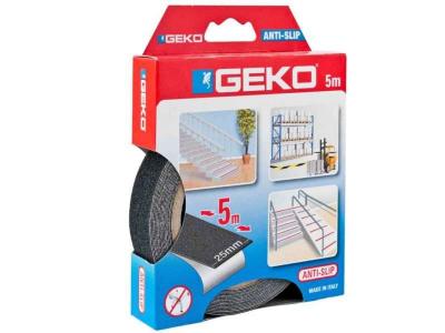 PROVENCE OUTILLAGE Geko - Bande antid&eacute;rapante noire 5m x2.5cm