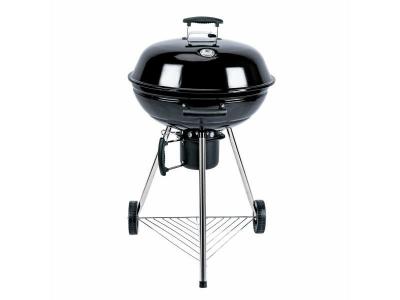 SWEEEK Barbecue charbon de bois &acirc;Œ€57cm georges noir r&eacute;cup&eacute;rateur de cendres