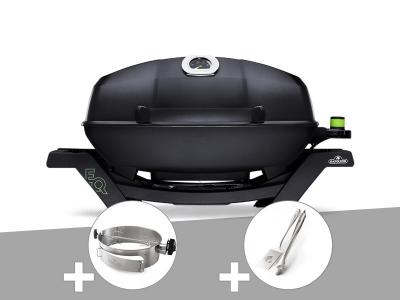 NAPOLEON Barbecue &eacute;lectrique napol&eacute;on travel q pro285e + r&ocirc;tissoire + ensemble 2 ustensiles