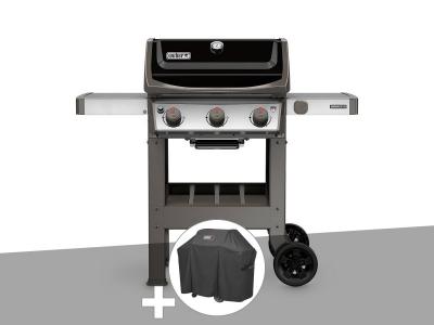 WEBER Barbecue gaz  Spirit II E-310 + plancha + Housse 
