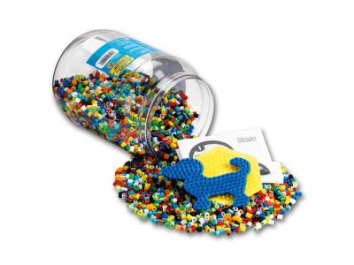 HAMA  Pack De 7000 Perles &Agrave; Repasser Midi + Plaques, Turquoise