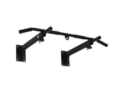HOMCOM Barre de traction  - Fitness - Support sac de frappe ou sangles TRX - Charge max. 150 Kg - Acier noir 