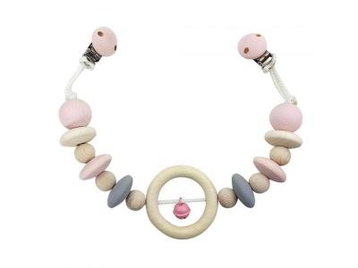 BASS ET BASS Hess Holzspielzeug- Cha&icirc;ne de Landau en Bois, 12969, Multicolore