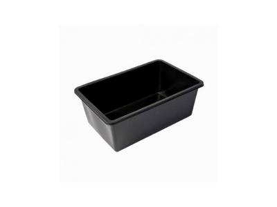 UBBINK Bassin pr&eacute;form&eacute;  Quadra inox L.0.82 x l.1.2 m x P.2 cm