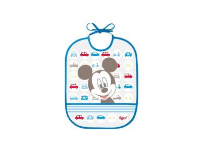 TIGEX Bavoir Peva Imperm&eacute;able Mickey - Bleu - 6 Mois Et Plus