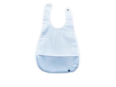 Bavoir Plastifi&eacute; Lazare Montgolfi&egrave;re - Sauthon Baby Deco