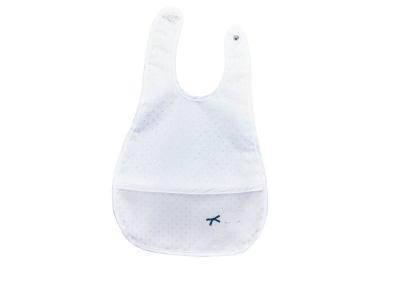 SAUTHON Bavoir Plastifi&eacute; Miss Fleur De Lune Nuage -  Baby Deco
