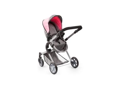 BAYER  Design Poussette pour poup&eacute;e City Neo gris/rose
