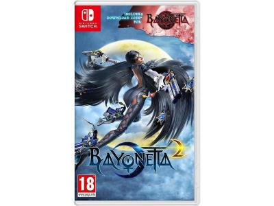NINTENDO Platinum Games Bayonetta 2 + 1 Code In Box Usa Switch Game Bleu PAL