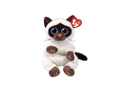 TY Peluche  Beanie Babies Small Miso Le Siamois Marron