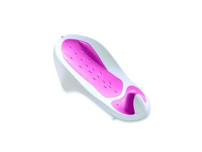 BEBE ANGEL  Transat de Bain B&eacute;b&eacute; Ergonomique 0 &agrave; 6 Mois Rose 
