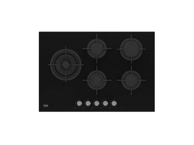 BEKO  HILL 75222 S Table de cuisson au gaz Noir - 5 foyers