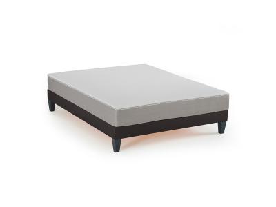 BELLECOUR Ensemble inspiration 180x200 cm matelas m&eacute;moire de forme + sommier bois ferme