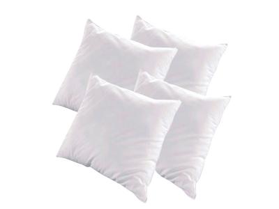 BELLECOUR Lot de 4 oreillers 65x65 Fibres creuses polyester Mi-ferme