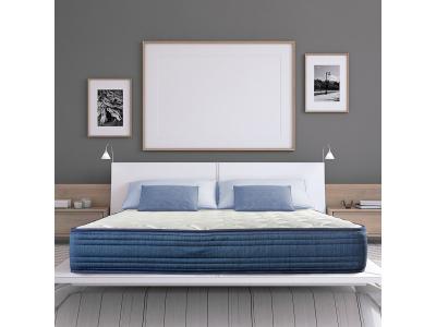 BELLECOUR Matelas quinconces 140x200 cm ressorts ensach&eacute;s soutien ferme