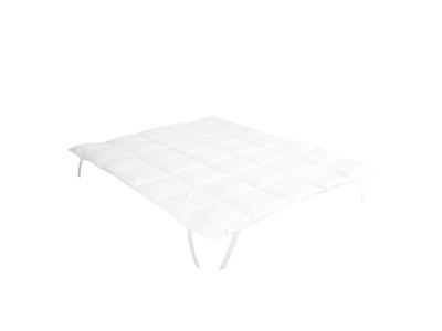 BELLECOUR  LITERIE Surmatelas TRANQUILITE 140x200 cm Duvet et plumes