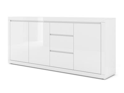 Commode bello bianco 4 blanc mat / blanc brillant
