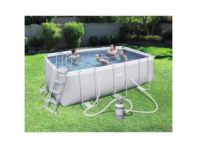 BESTWAY Piscine  POWER STEEL FRAME 412x201x122cm &agrave; sable